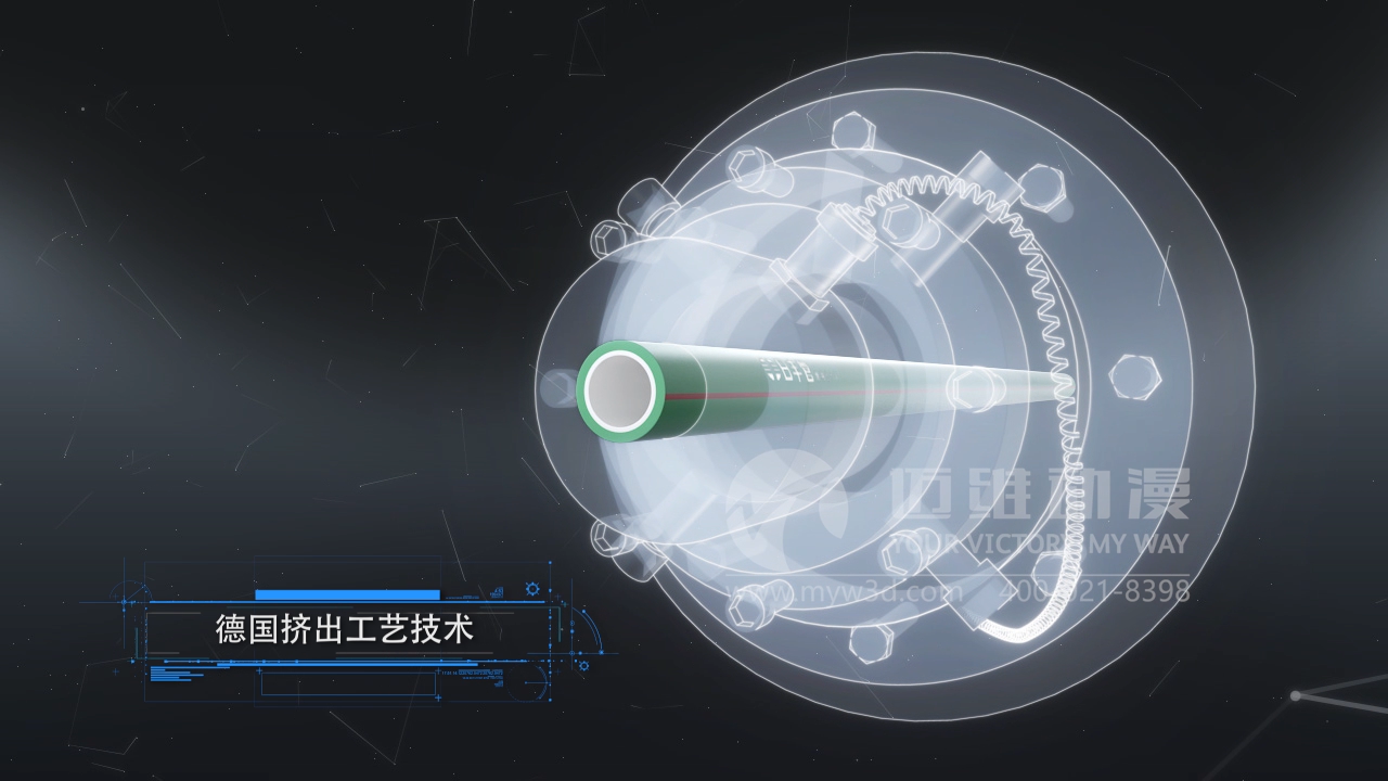 水管道系统原理动画