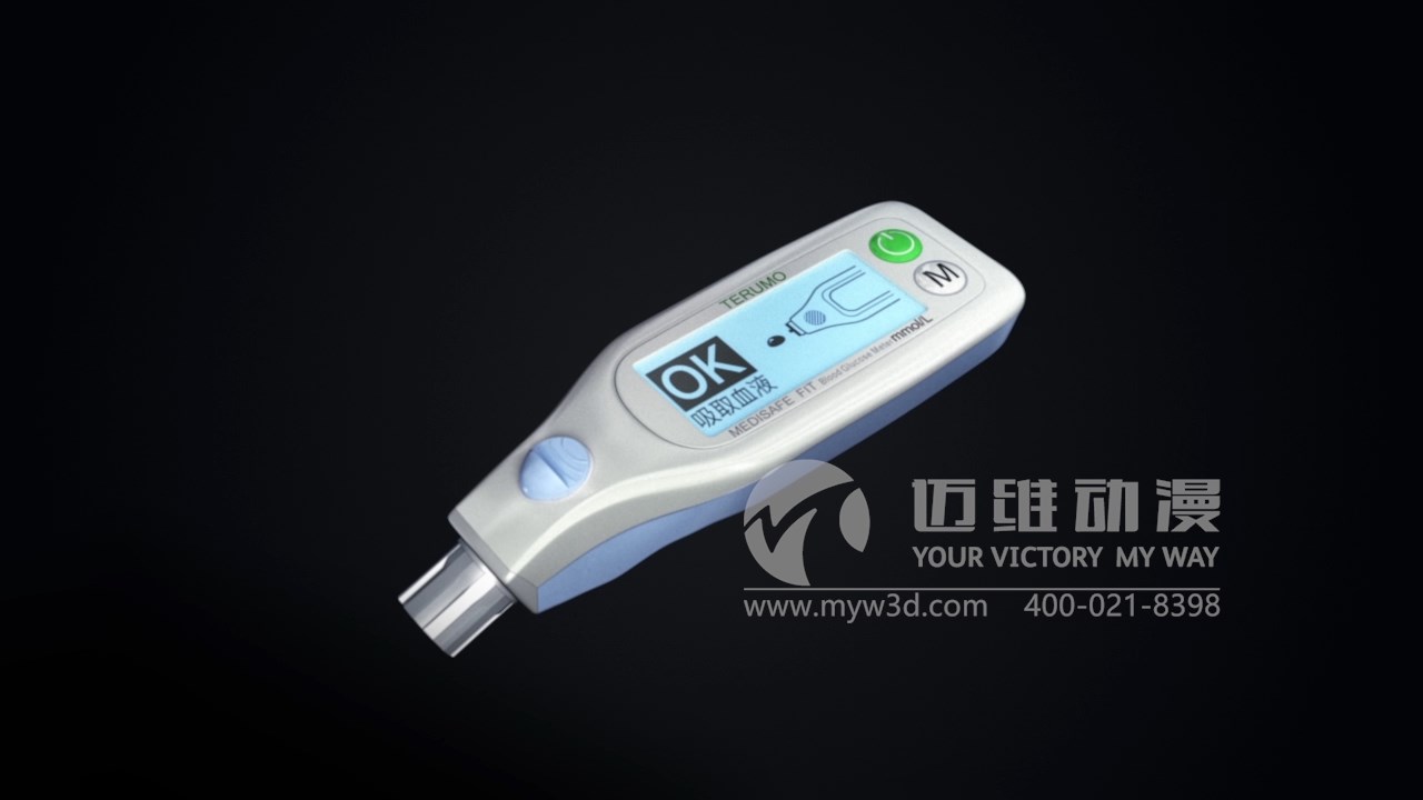 血糖仪产品演示三维动画