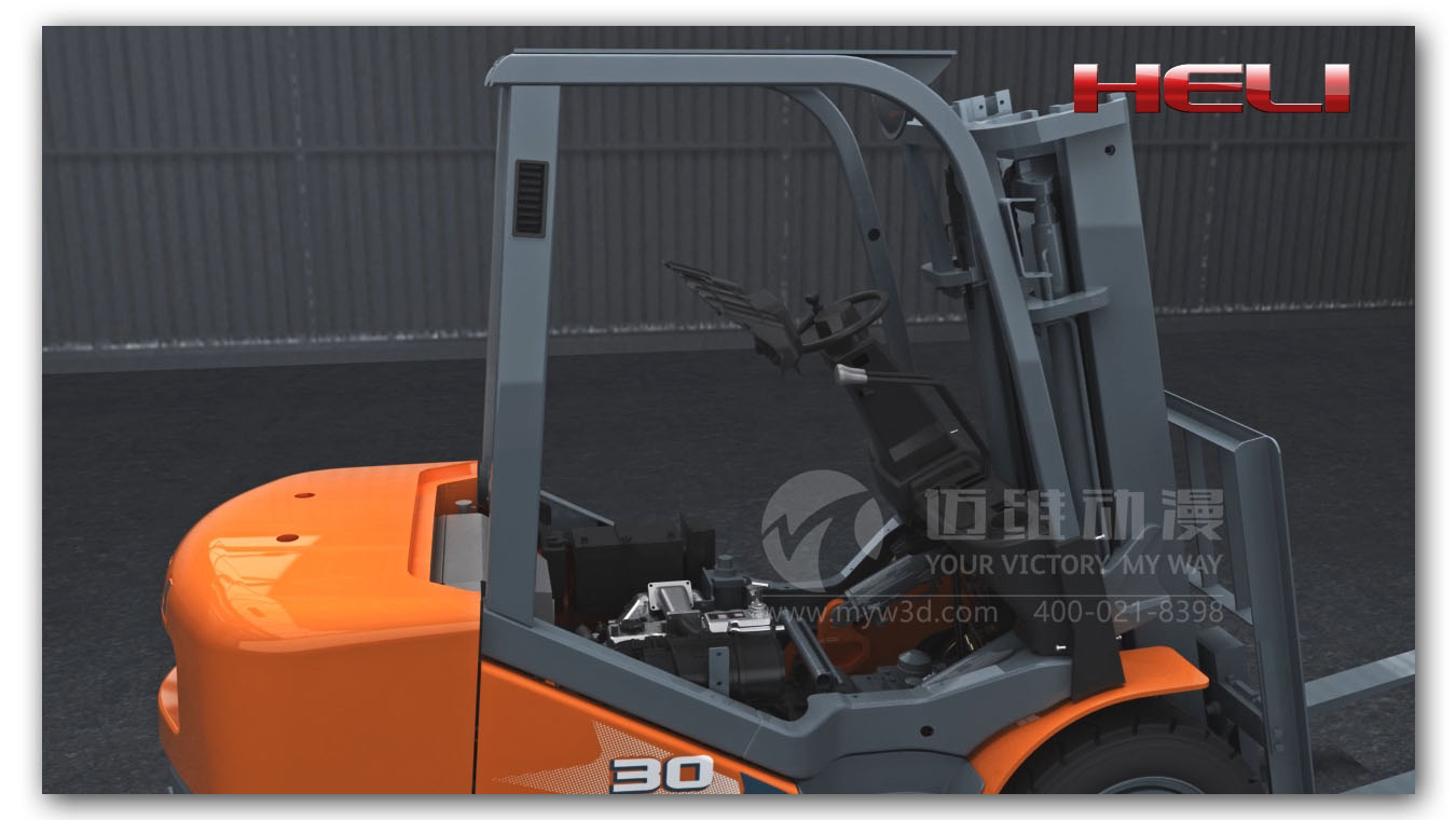 叉车行业3D可视化营销解决方案