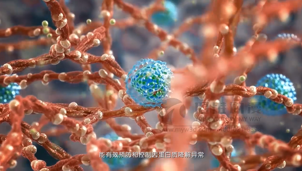 药物机理三维动画