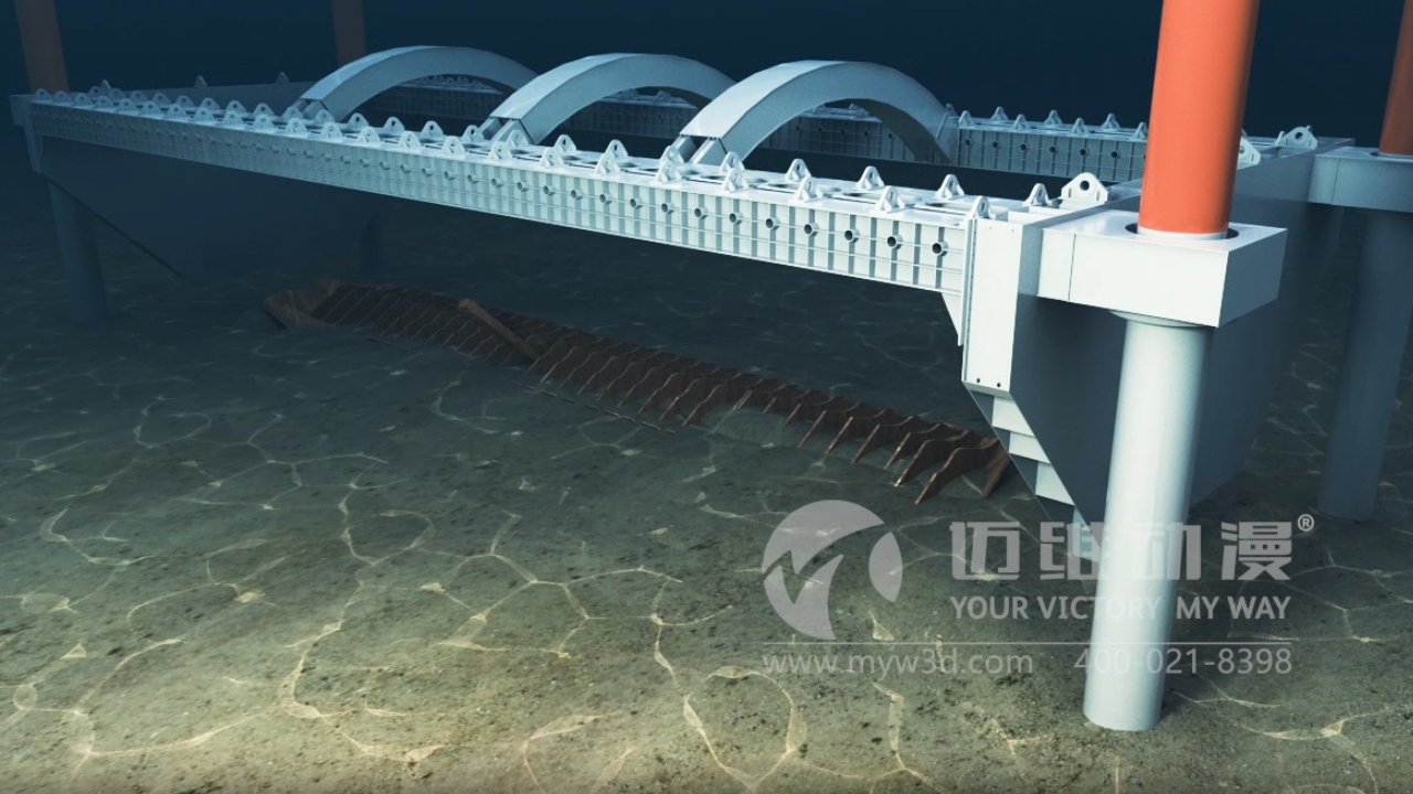 沉船打捞系列三维动画展示(图6)