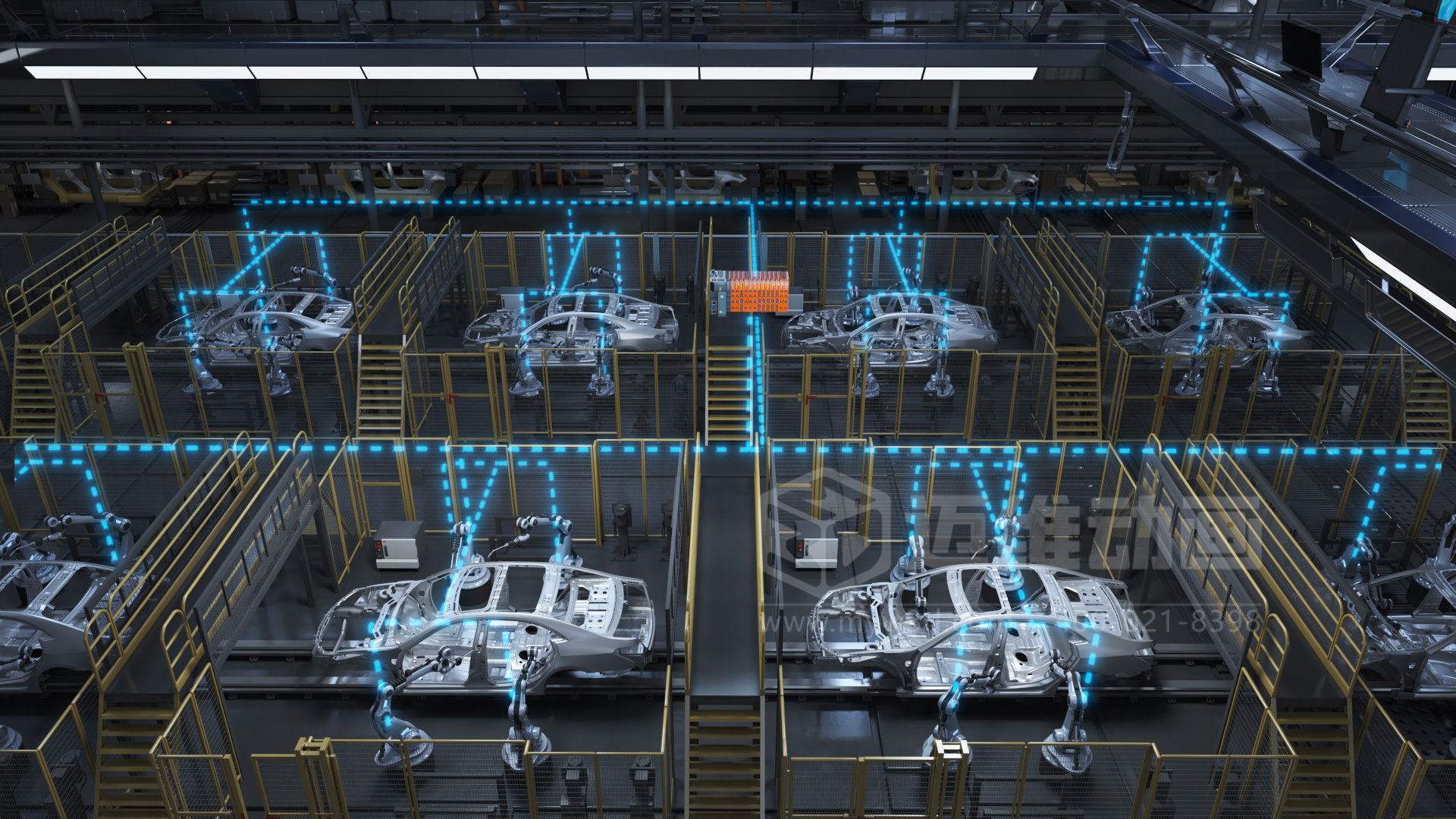 安全型可编程逻辑控制器（PLC）3D动画展示(图2)