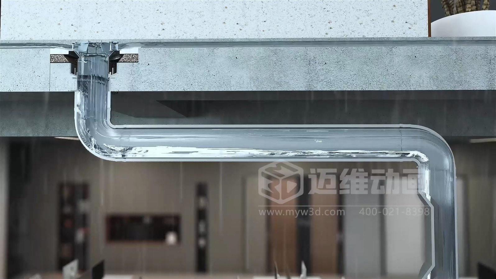 传统营销已 Out！三维动画助力虹吸雨水管道系统强势出圈，秒变吸睛爆款(图4)