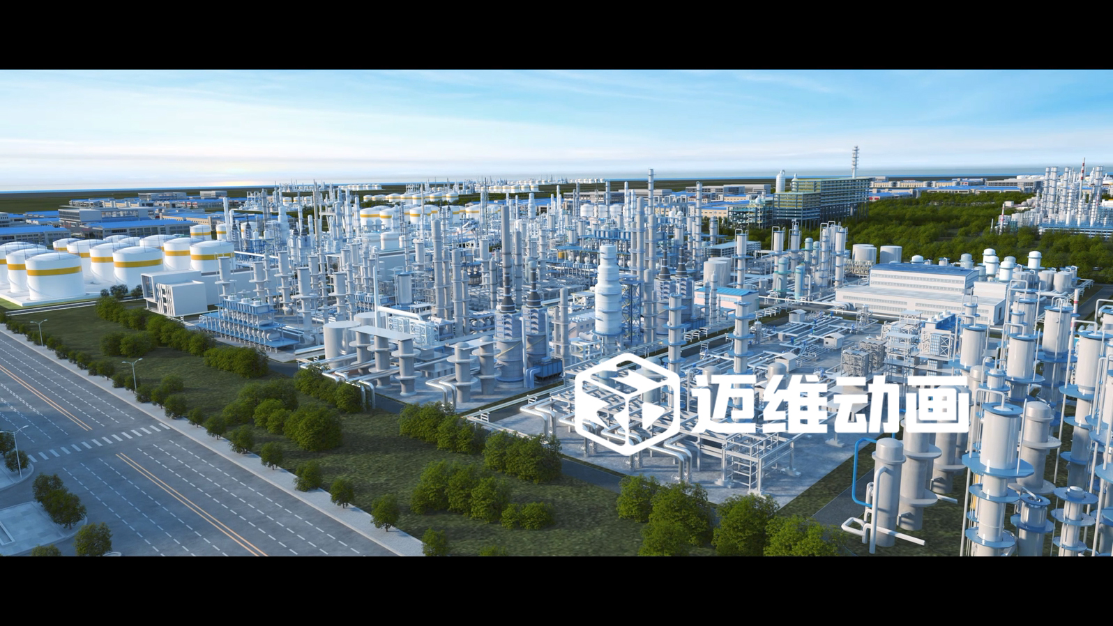 化工行业全流程自动化三维动画宣传片展示(图1)