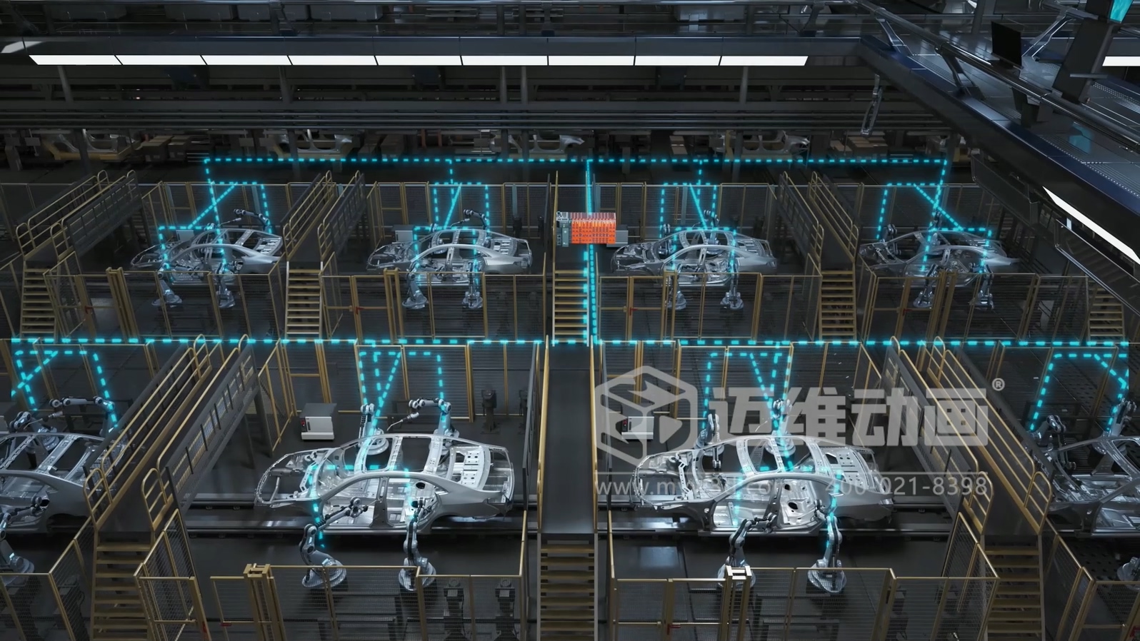 工业自动化 3D 动画如何精准呈现？迈维动画为可编程逻辑控制器打造爆款产品动画宣传片(图4)