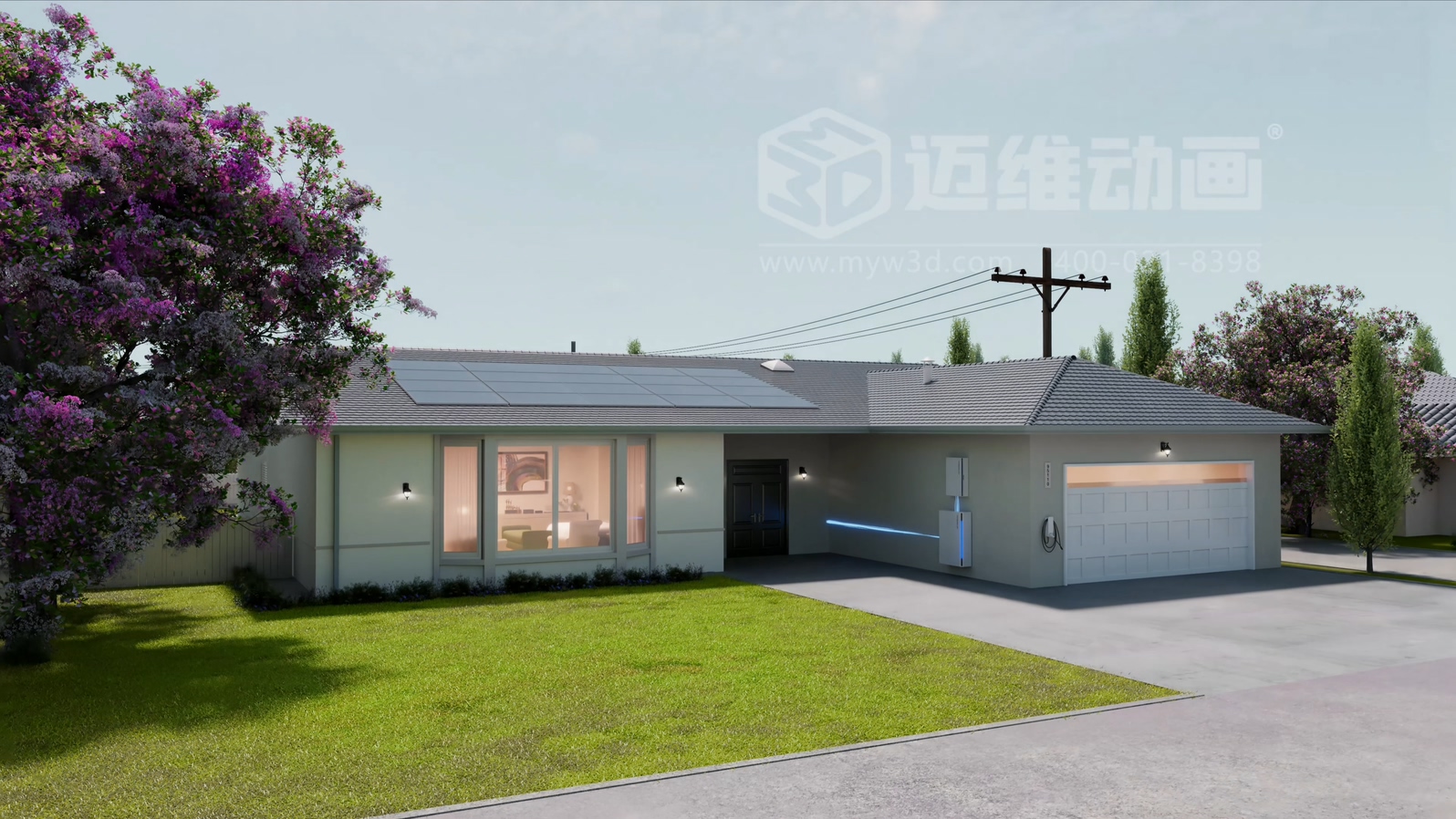 户用储能三维动画(图1)