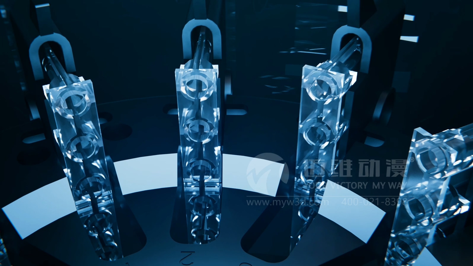 全自动血型分析仪产品三维动画(图2)