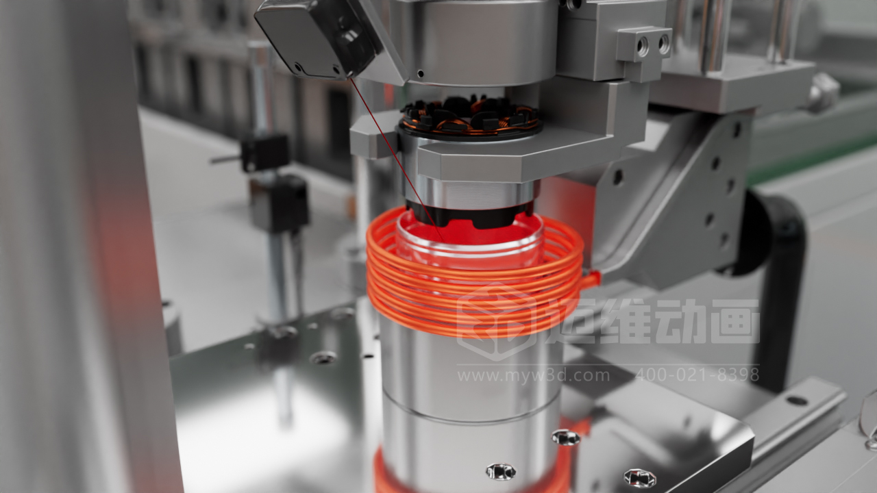 3D 动画透视新能源汽车自动化产线！零部件流转、精准装配全程可视化，一眼看懂硬核智造(图3)