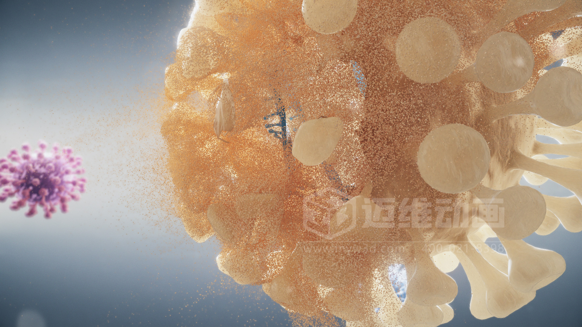 生物科技成果难落地？三维动画来破局！让技术转化效率飙升(图1)