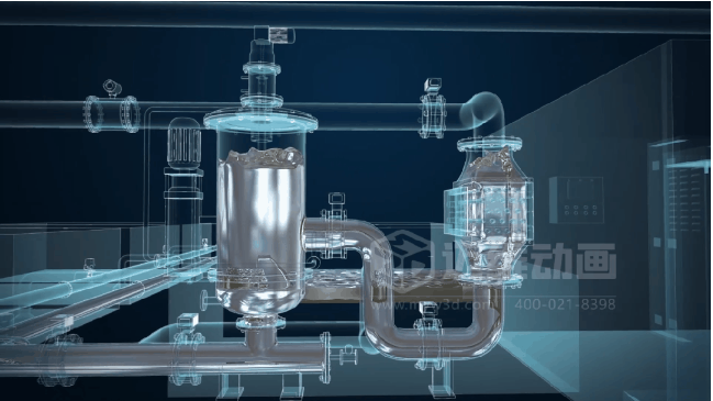藏在钢铁壳里的工业美学:三维动画解锁粉体\流体输送机械的动态魅力(图13) 藏在钢铁壳里的工业美学:三维动画解锁粉体\流体输送机械的动态魅力(图13)