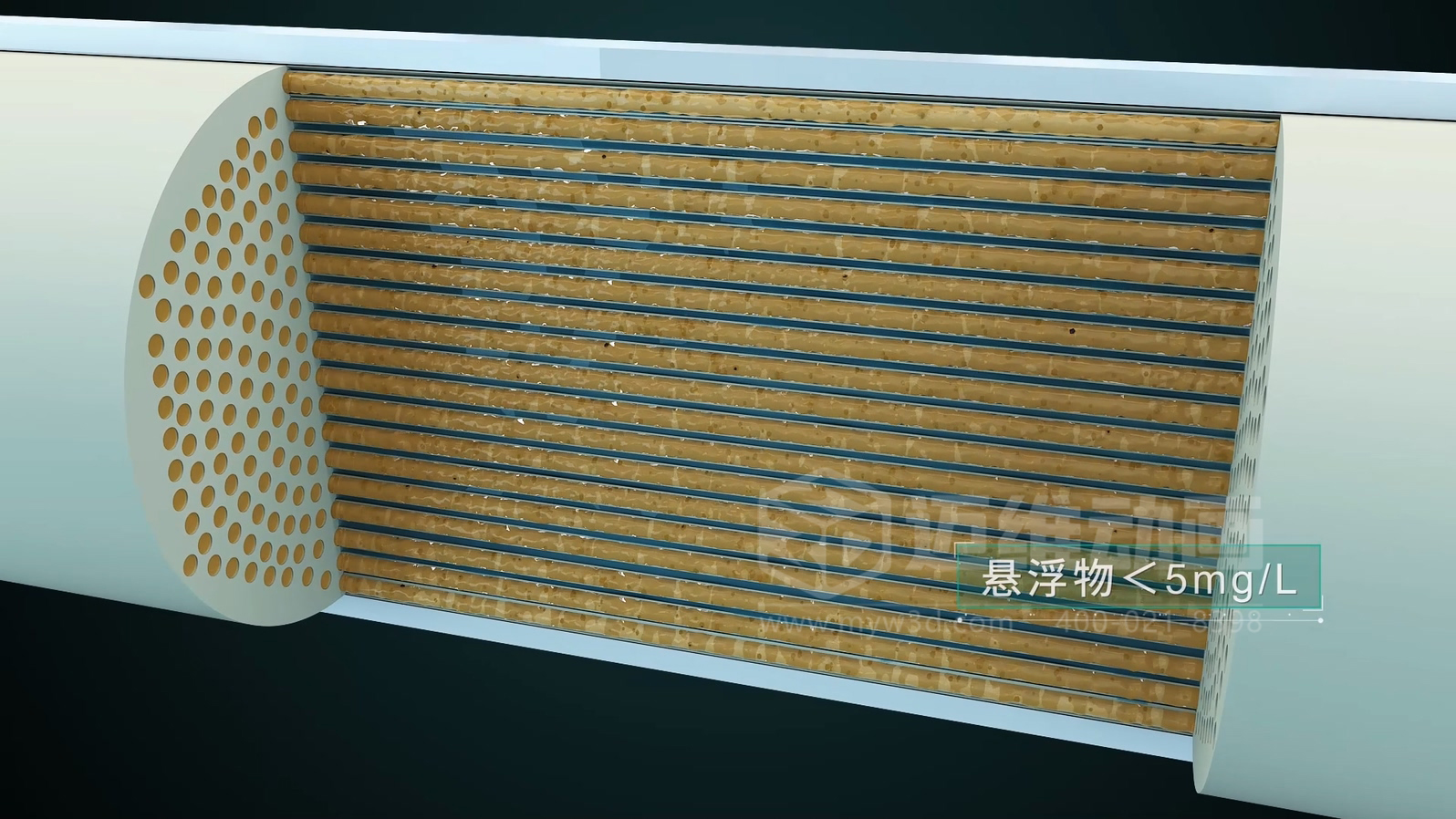 飞灰水洗资源化处理工艺三维动画(图7)