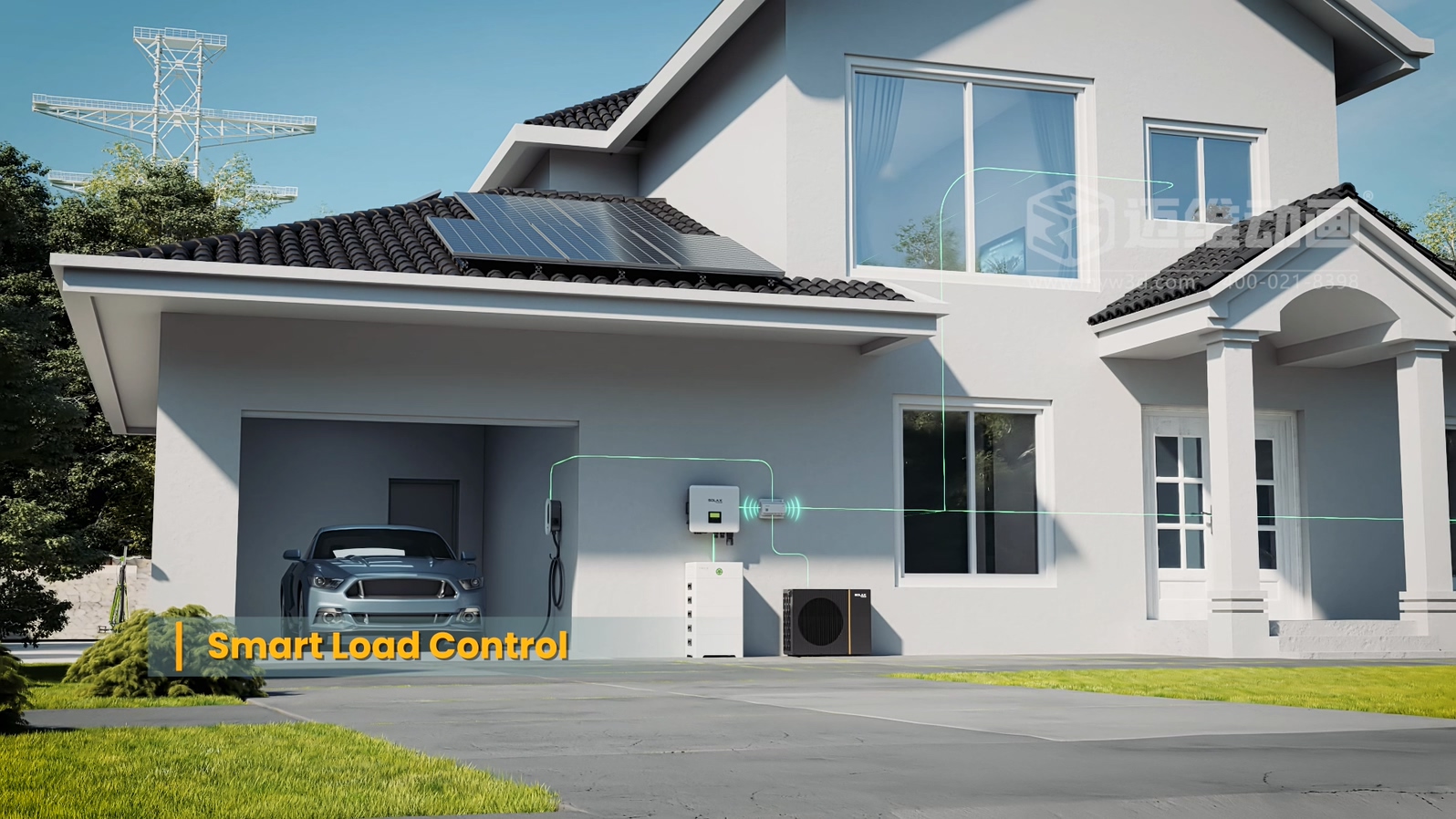 智慧光储系统逆变器三维动画(图1)