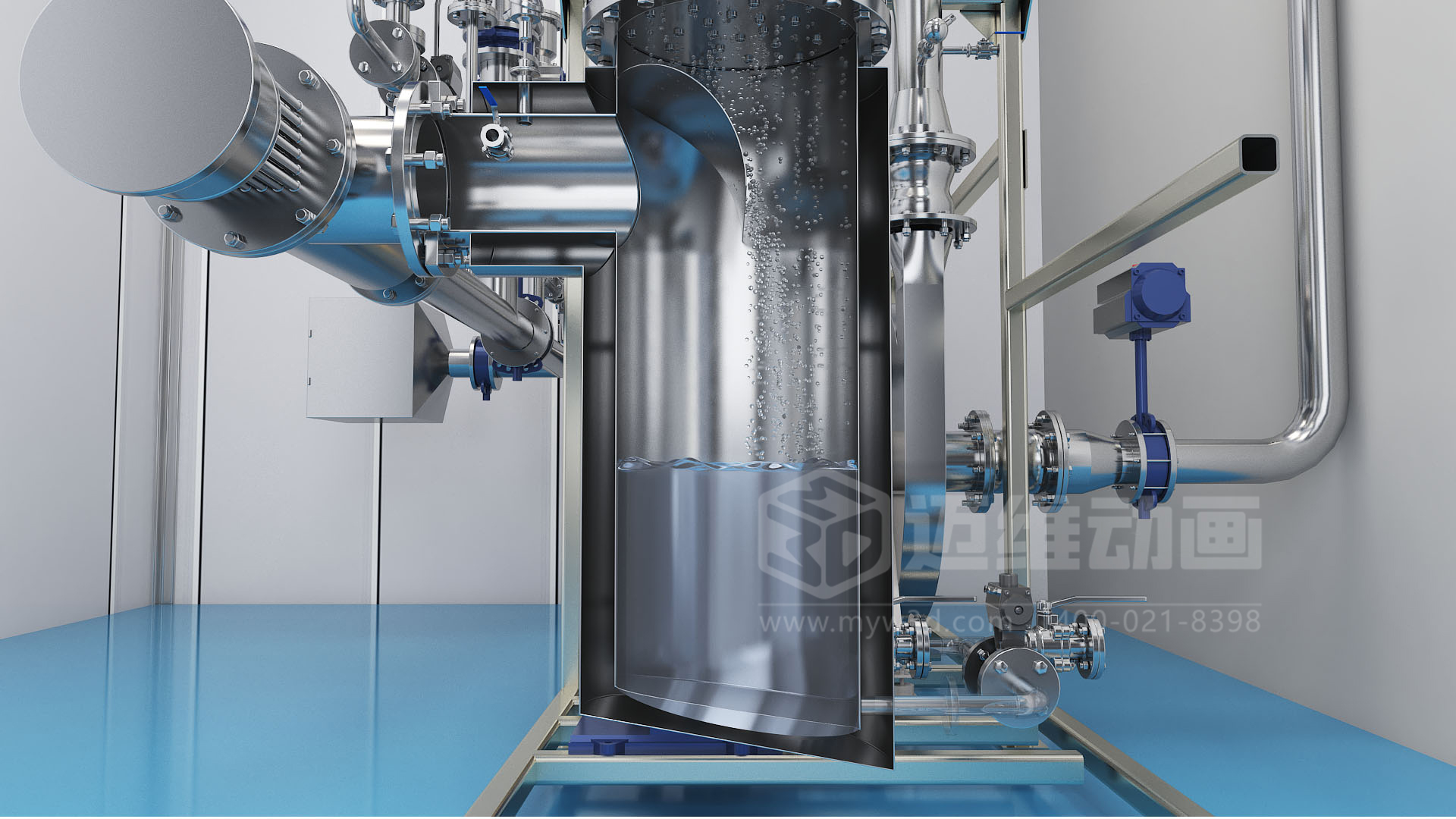 制药机械企业推广新思路：用三维动画讲清生产工艺，工业自动化生产线自带传播力(图7)