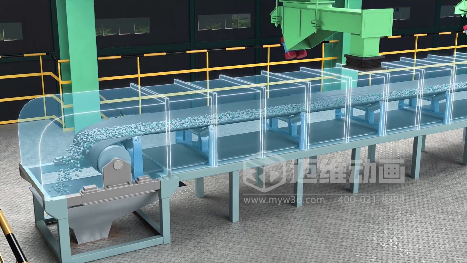 钢包炉外精炼生产工艺流程三维动画展示(图4)