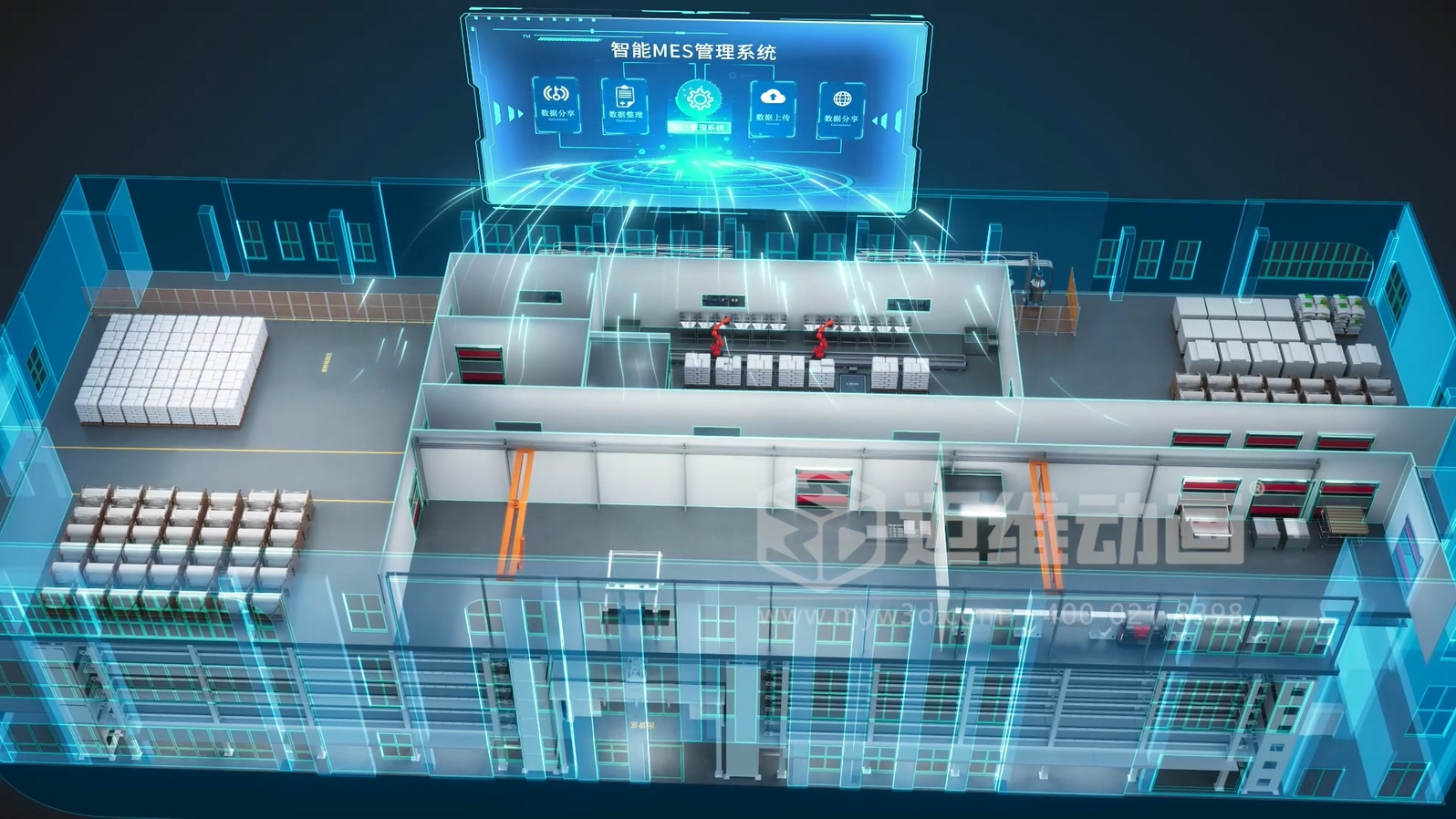 智能制造浪潮下，车膜工业自动化生产线三维动画 —— 迈维动画打造可视化营销新利器(图2)