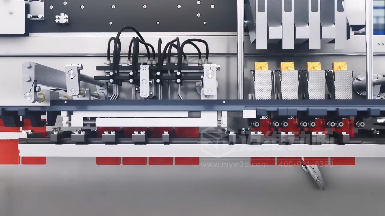 豆干包装自动化生产线三维动画展示(图7) 豆干包装自动化生产线三维动画展示(图7)