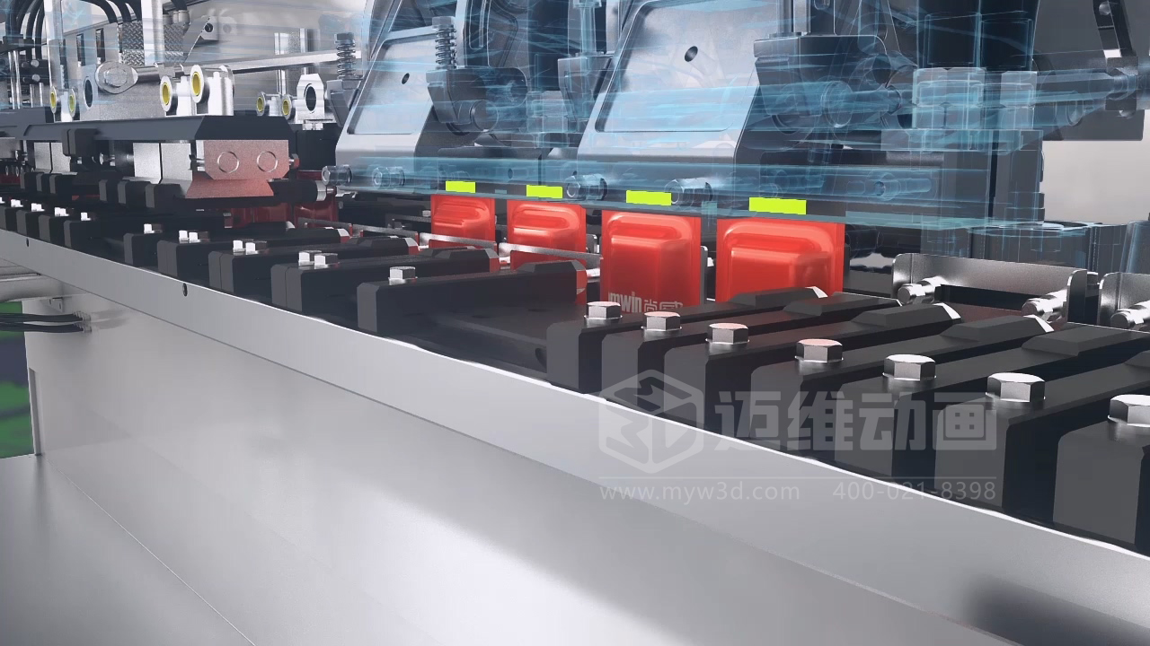 豆干包装自动化生产线三维动画展示(图10) 豆干包装自动化生产线三维动画展示(图10)