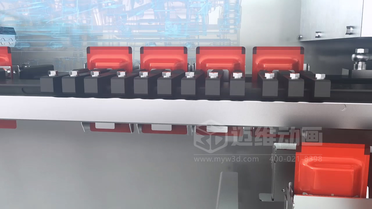 豆干包装自动化生产线三维动画展示(图11) 豆干包装自动化生产线三维动画展示(图11)