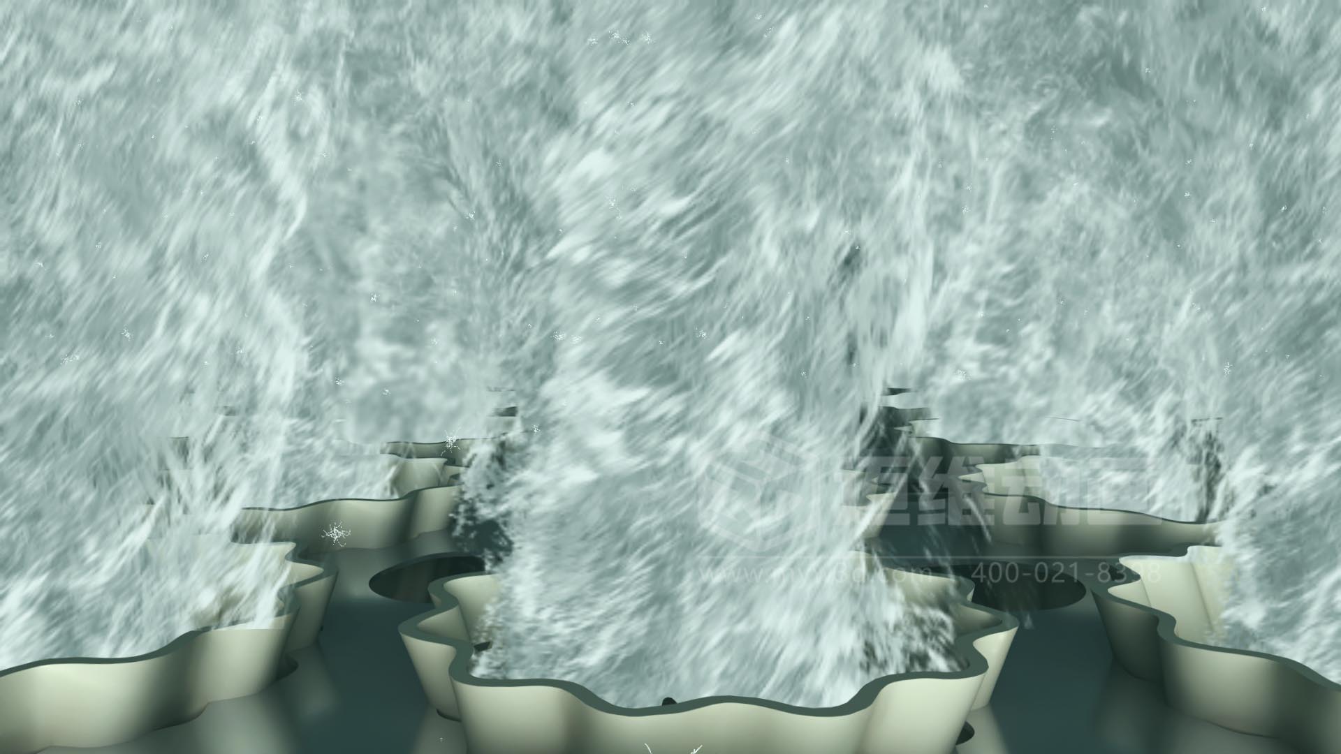 二次供水 - 水处理行业絮凝反应装置三维动画(图4)