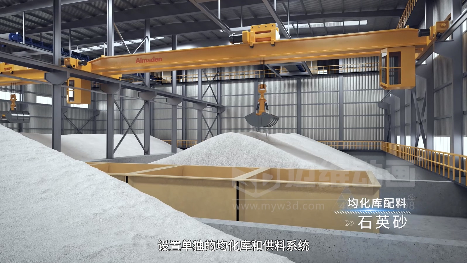 光伏玻璃生产线动画：把1600℃的核心工艺，“烧”给客户看(图5)