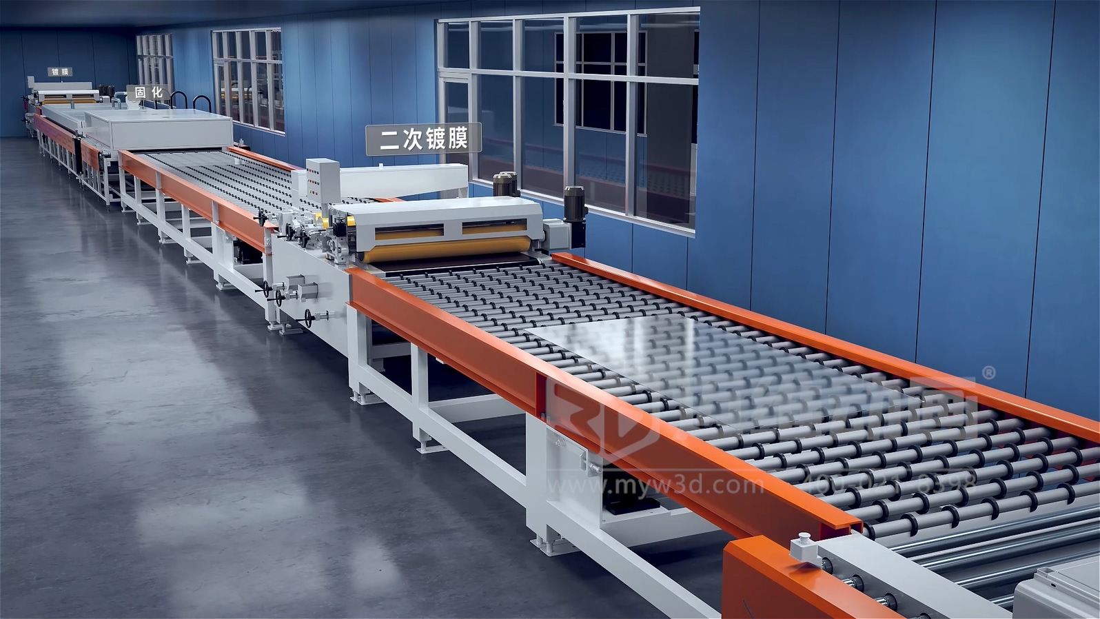 光伏玻璃生产线动画：把1600℃的核心工艺，“烧”给客户看(图9)