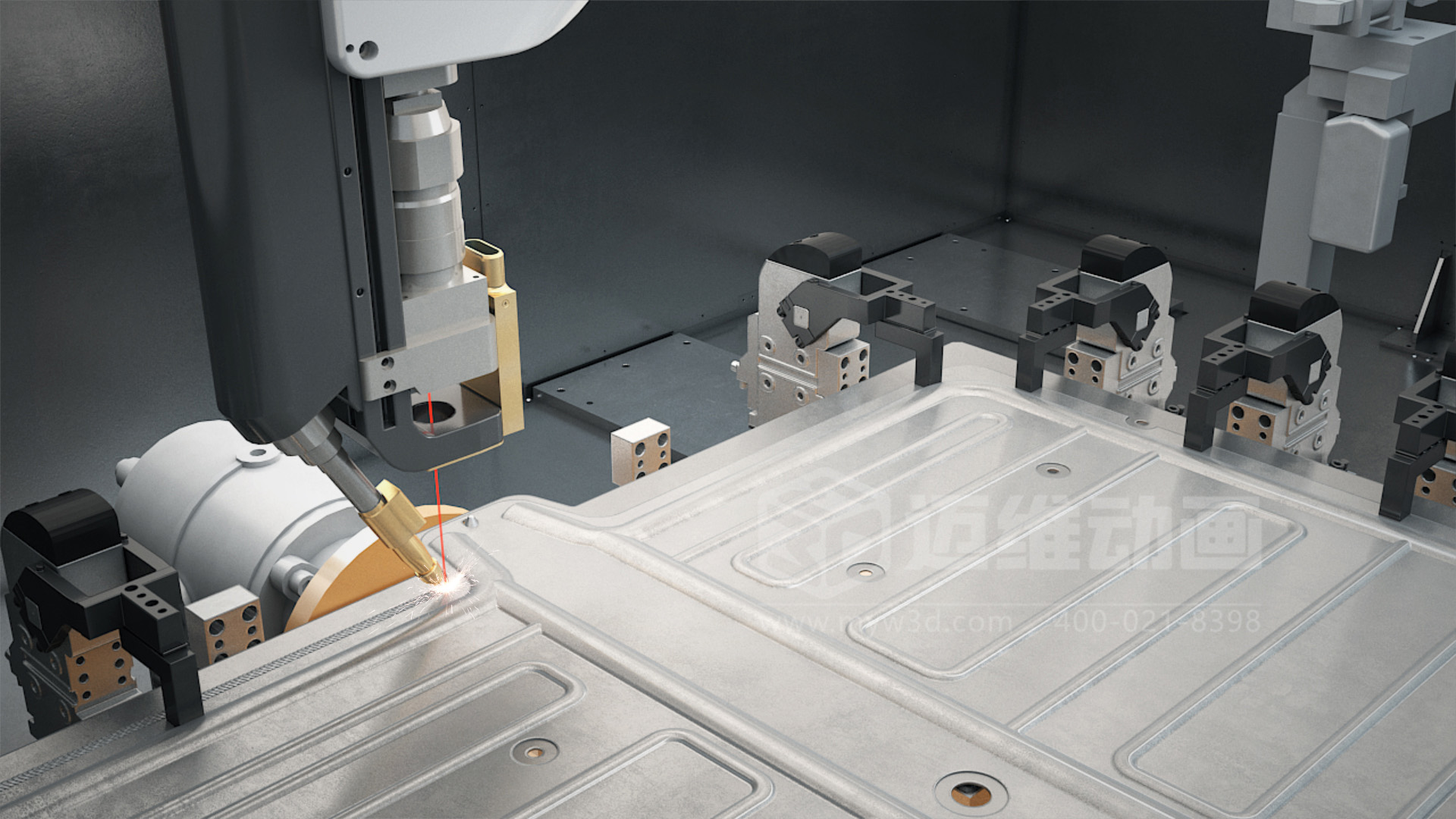 智造“可视化”引擎：三维动画如何重塑汽车零部件产线展示与工艺沟通(图3)