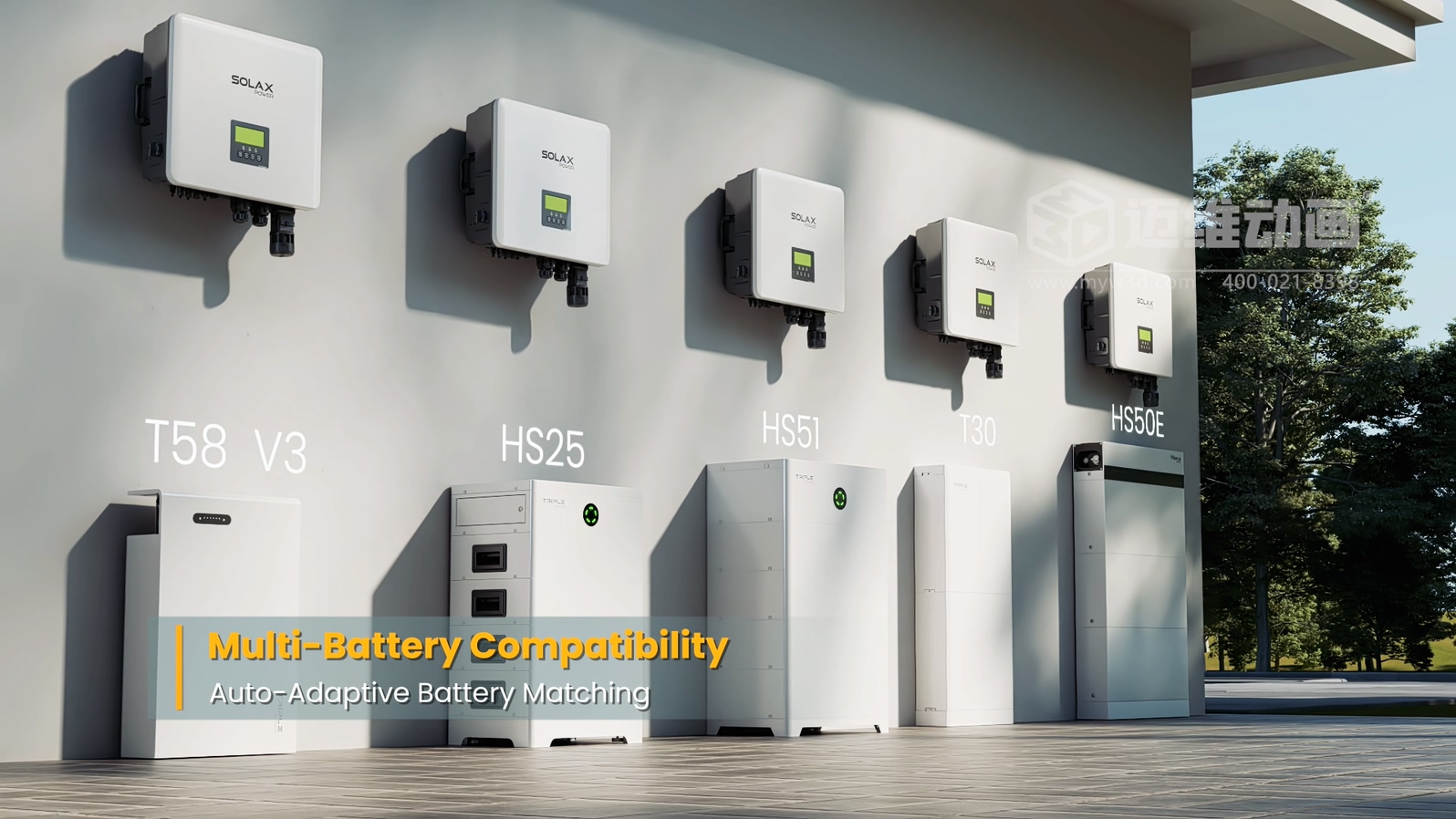 客户秒懂混合型逆变器！迈维动漫 3D 功能演示案例来了！(图6)