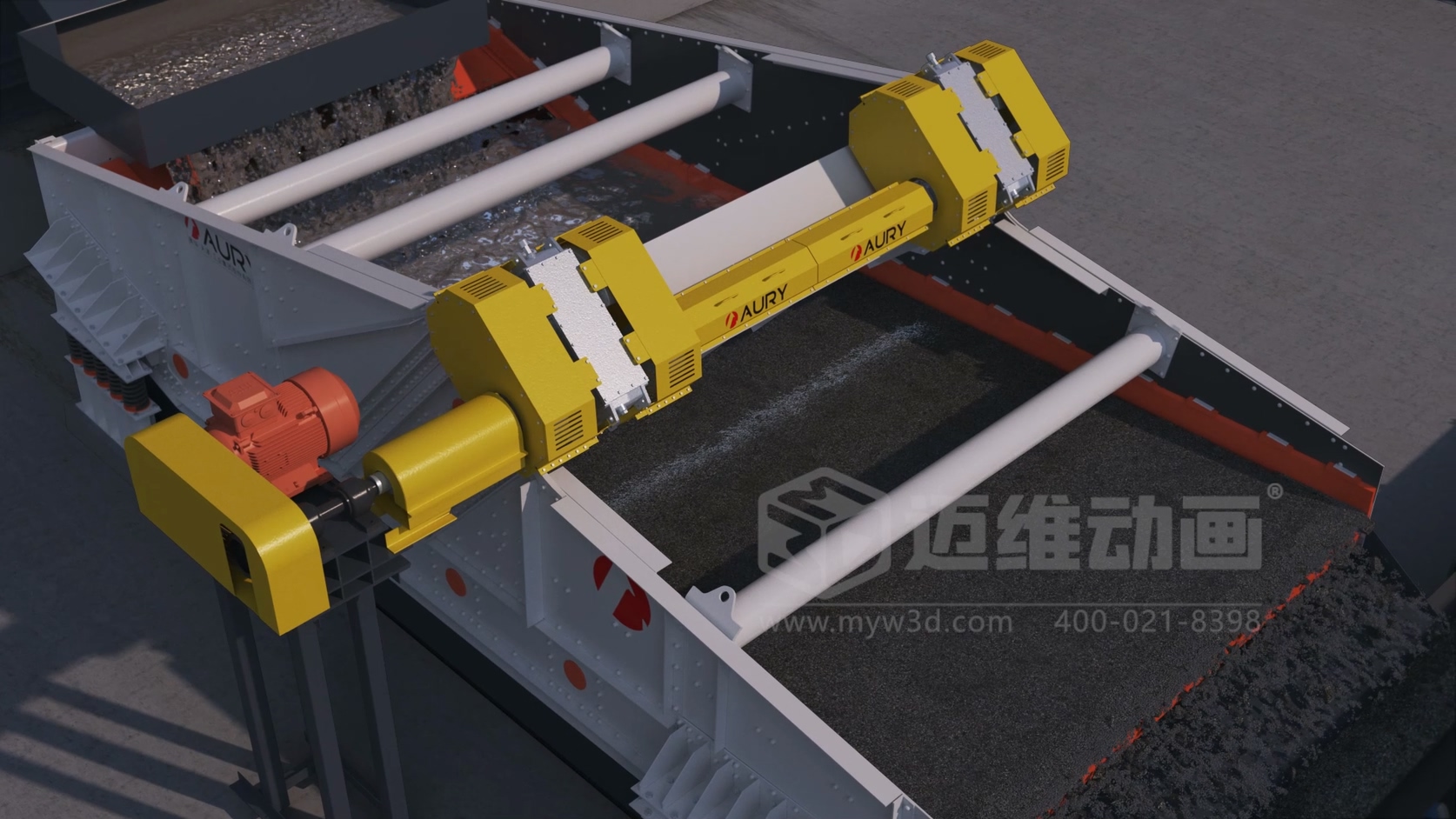 砂石脱水筛三维动画：解锁矿资源设备宣传新姿势(图1)