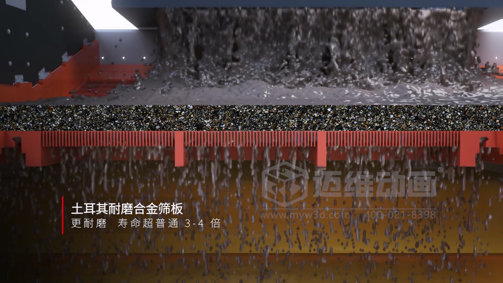 砂石脱水筛三维动画：解锁矿资源设备宣传新姿势(图6)