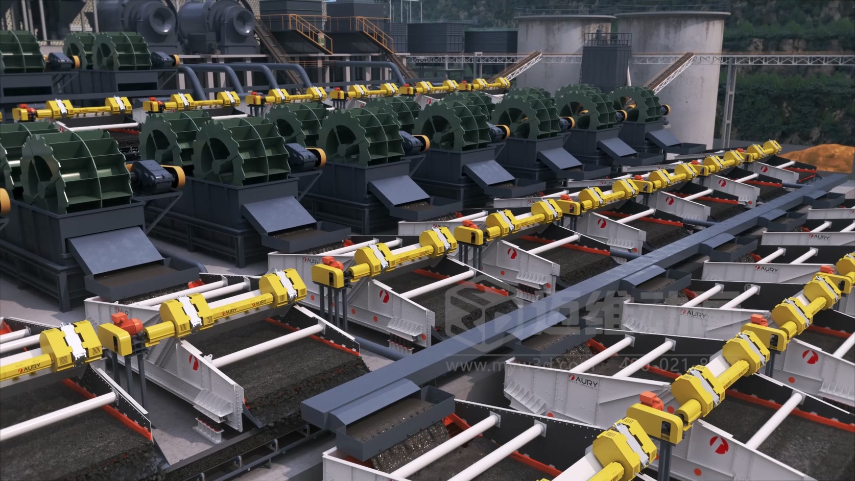 砂石脱水筛三维动画：解锁矿资源设备宣传新姿势(图9)