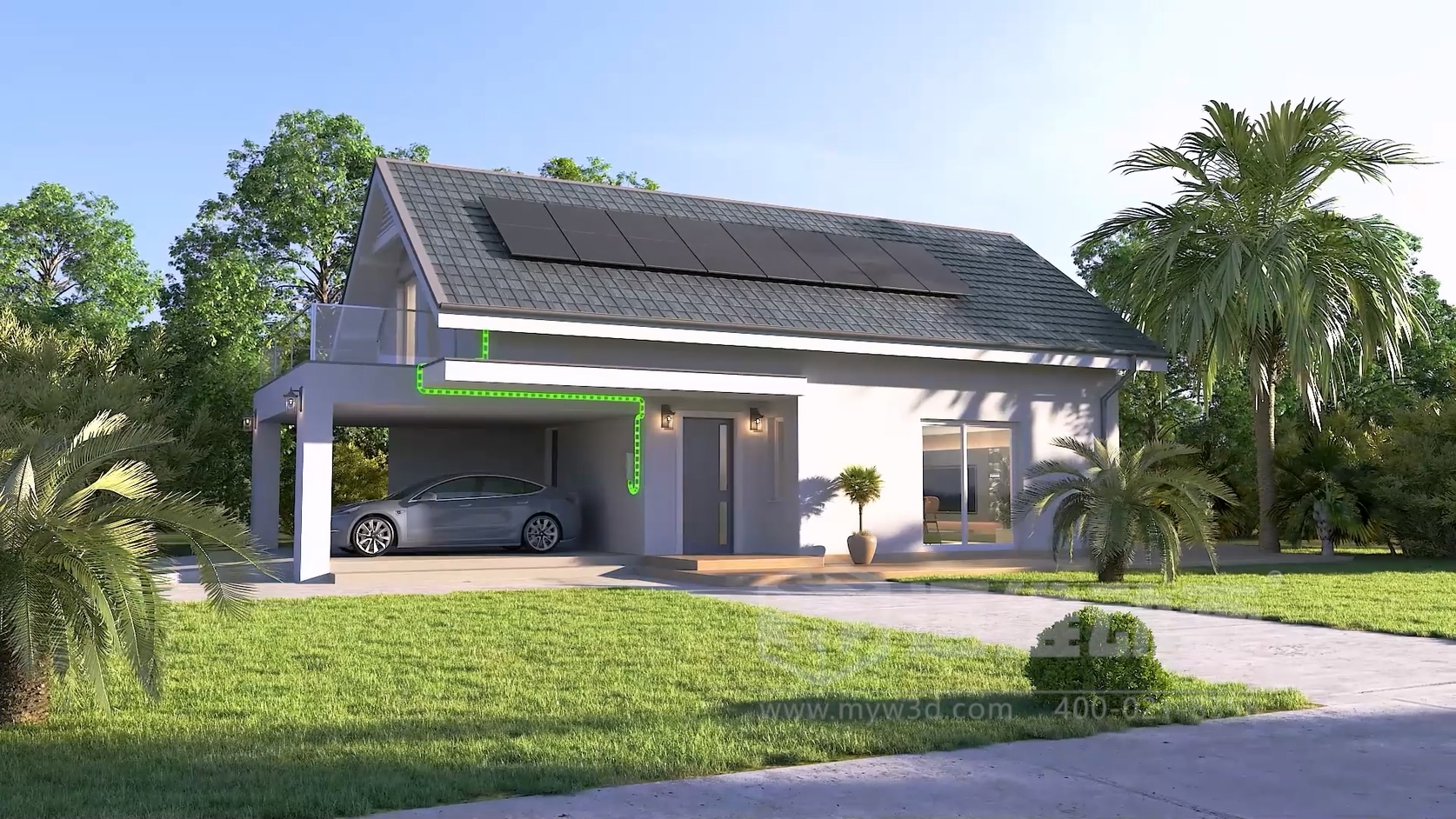 QS2逆变器安装三维动画：破解安装传播痛点，赋能光伏储能高效落地(图1)