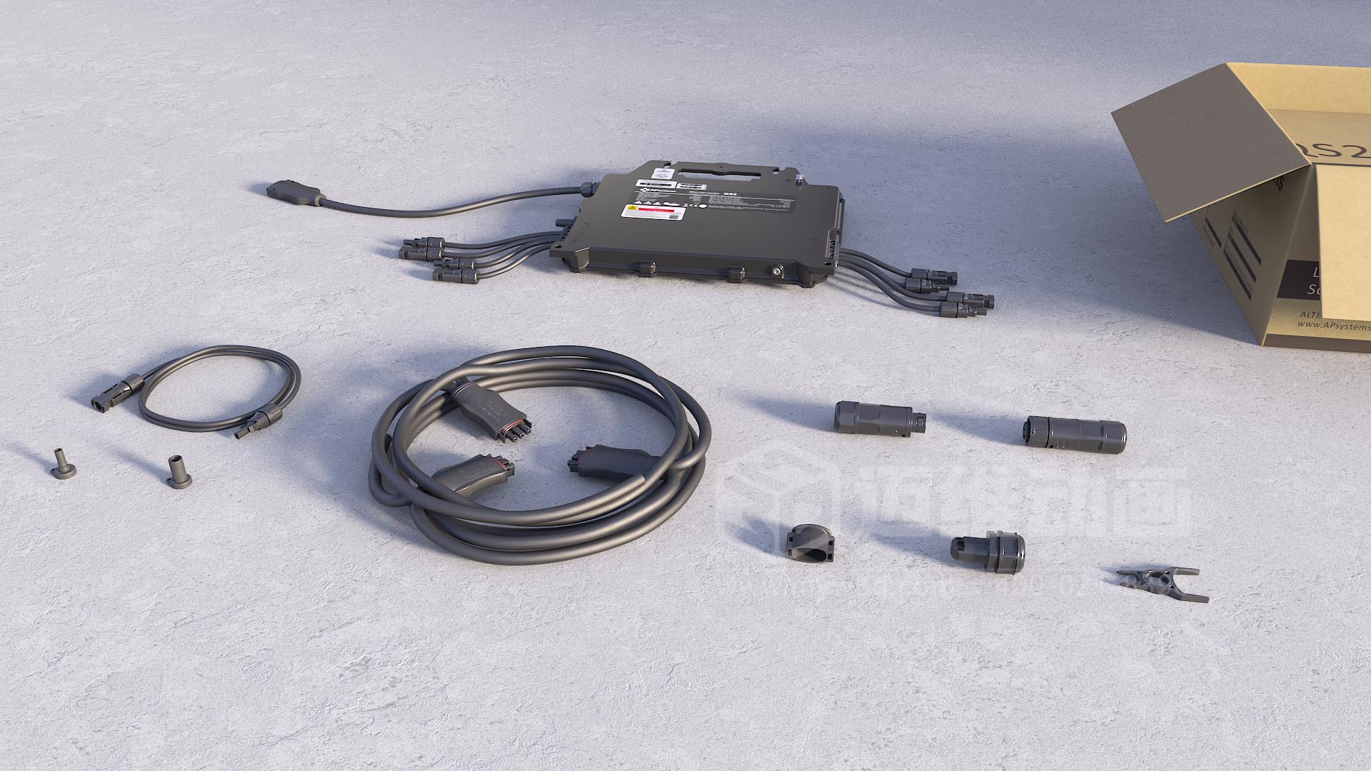 QS2逆变器安装三维动画：破解安装传播痛点，赋能光伏储能高效落地(图1)