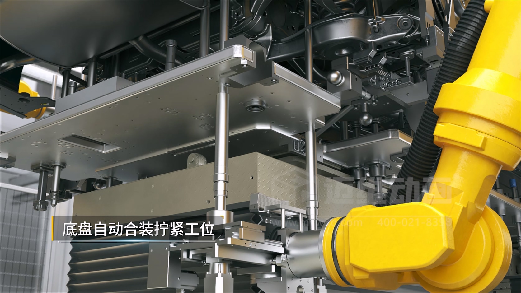 新能源汽车微型总装生产线三维动画行业解决方案(图4)