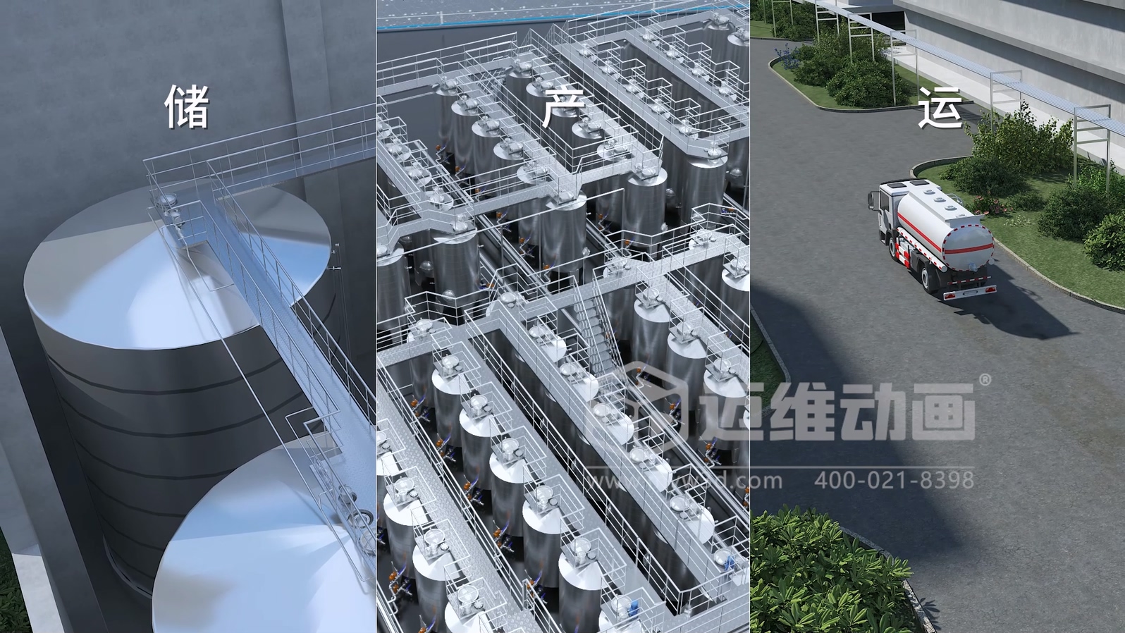 汾酒一体化智能自控系统3D数字可视化解决方案(图4)