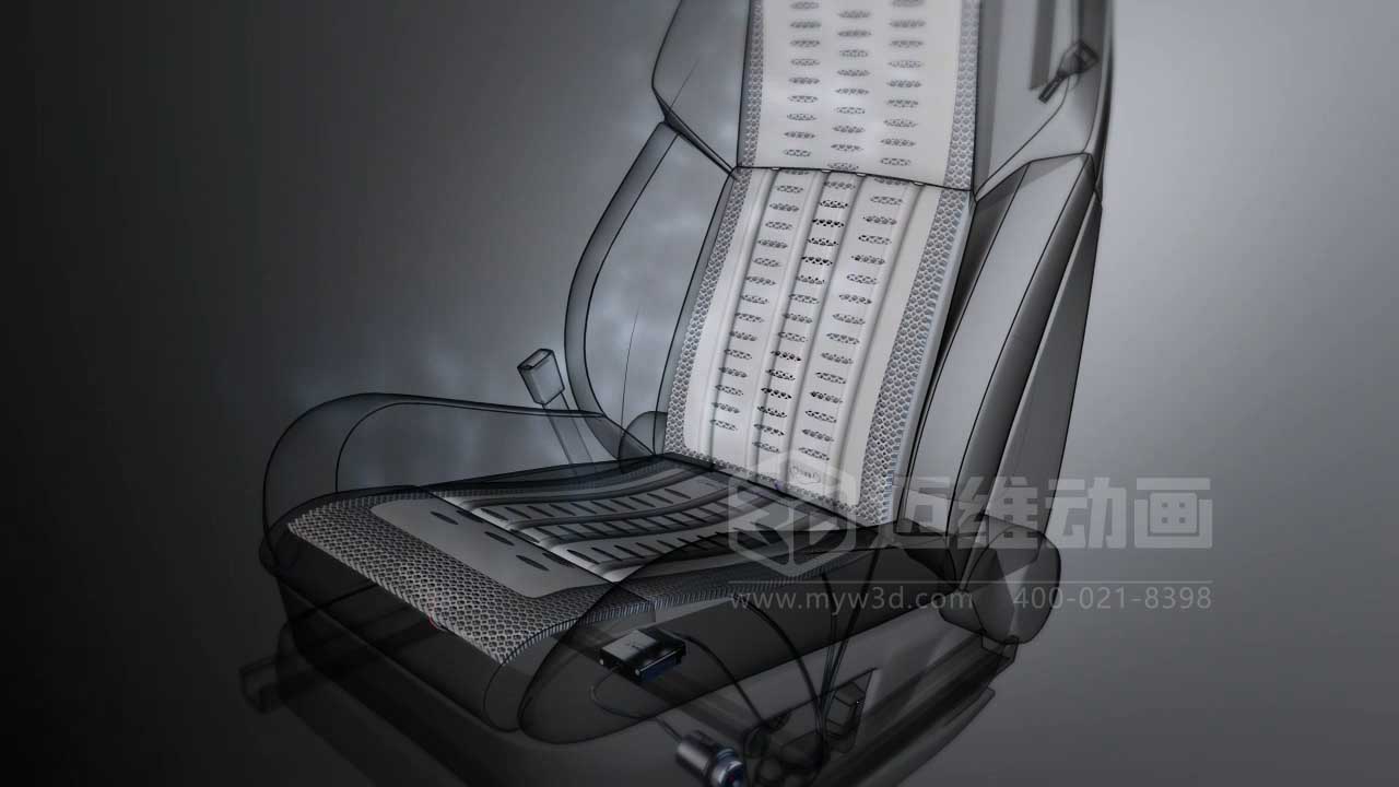 汽车座椅三维演示效果图