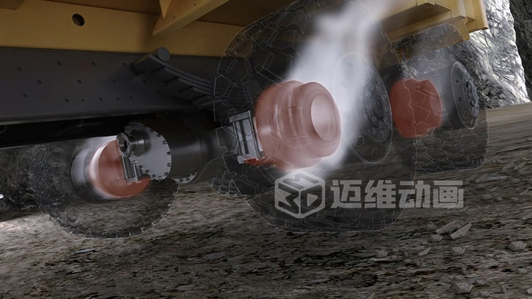 刹车踏板断裂刷屏背后：三维动画如何让刹车原理“看得见”(图6)